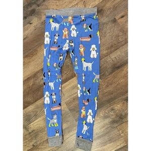 Little Sleepies Pajama Pants Blue Boys Puppy dogs 5/6